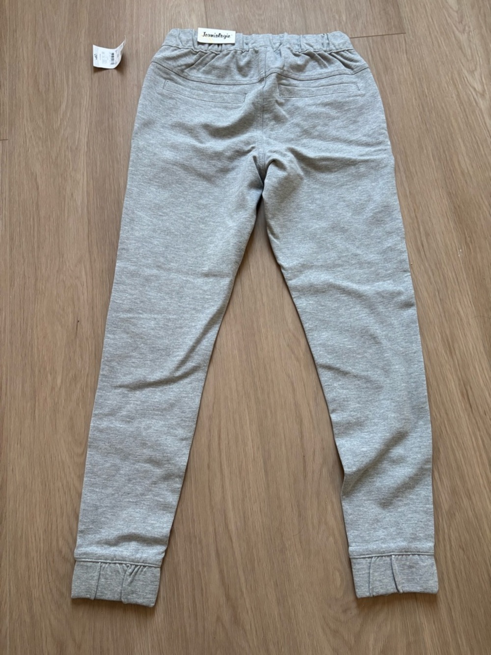 Light Gray Knit Jogger Pants - Picture 2 of 5